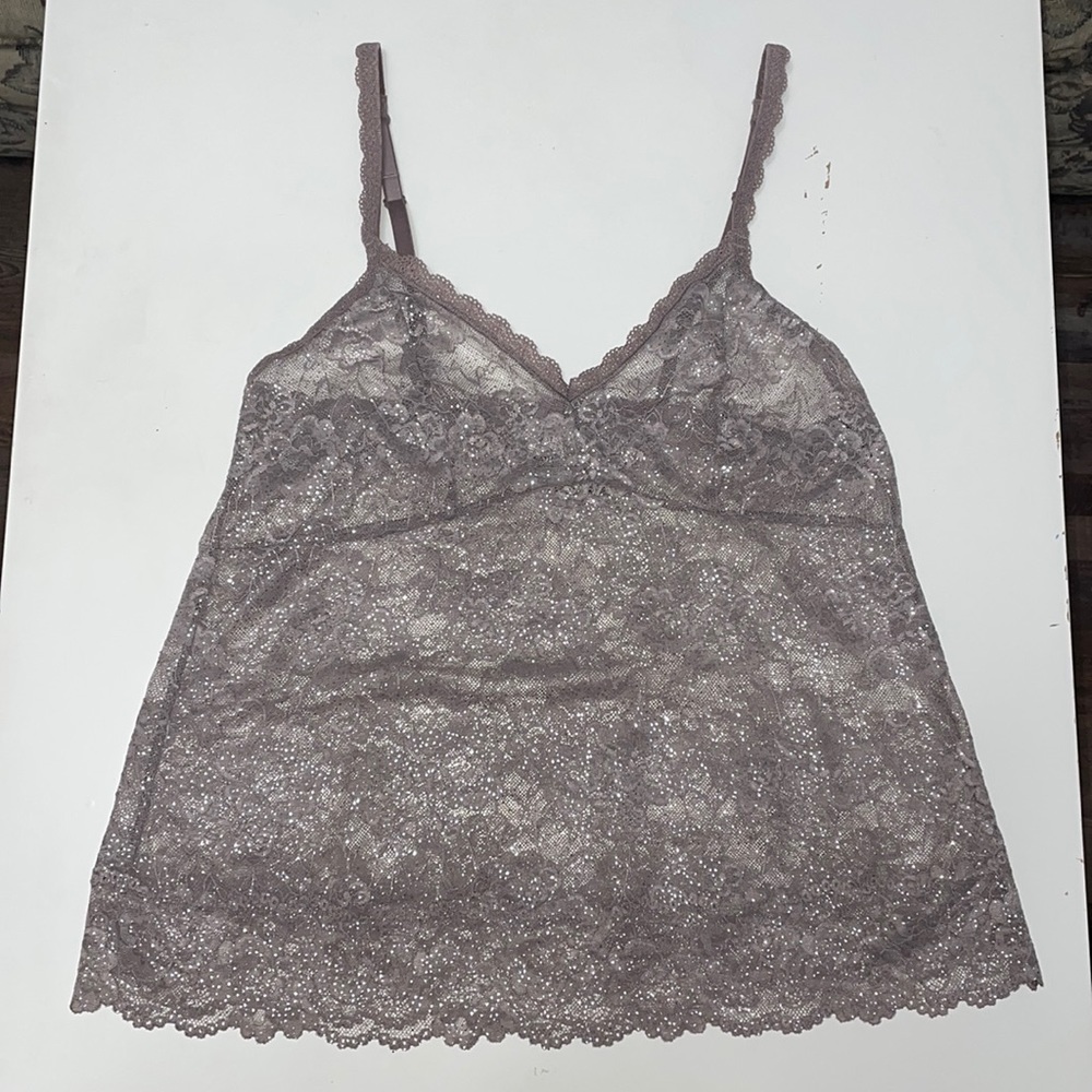M&S lace sheer cami